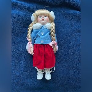 Porcelain doll - ice skater